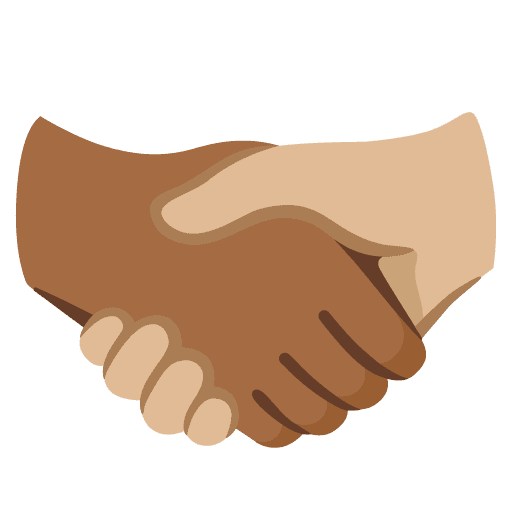 Handshake: Medium-dark Skin Tone, Medium-light Skin Tone