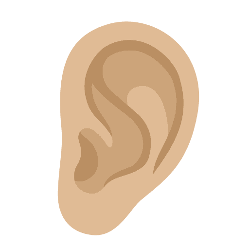 Ear: Medium-light Skin Tone