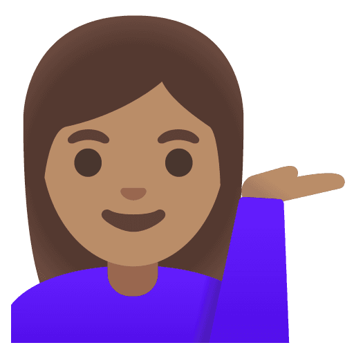 Wanita Menadahkan Tangan: Kulit Sedang
