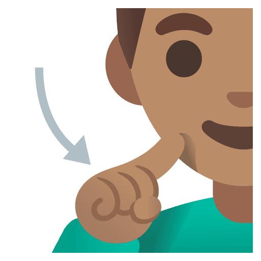 Deaf Man: Medium Skin Tone