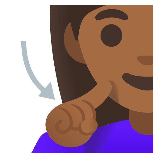 Deaf Woman: Medium-dark Skin Tone