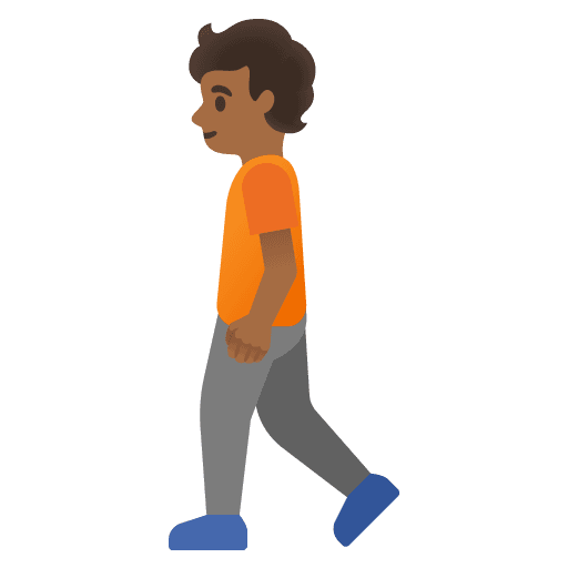 Orang Berjalan Kaki: Kulit Gelap-Sedang