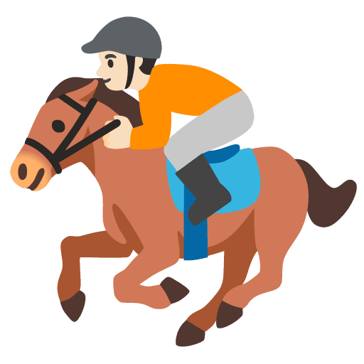 Horse Racing: Light Skin Tone