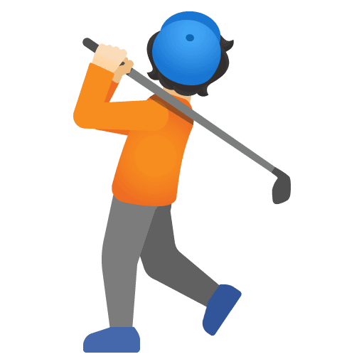 Orang Bermain Golf: Kulit Cerah