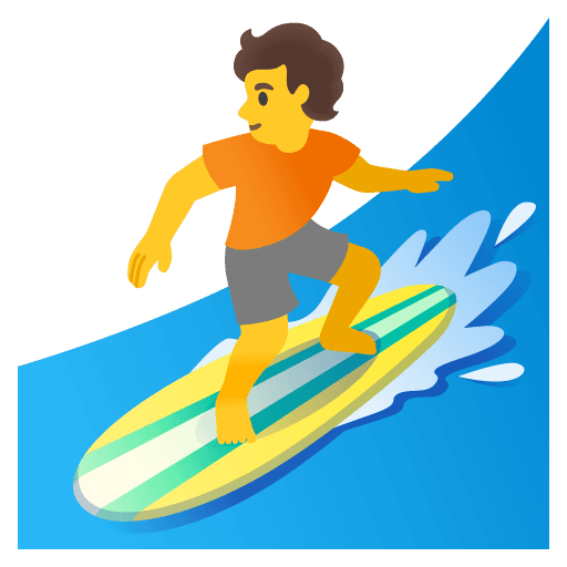 Person Surfing