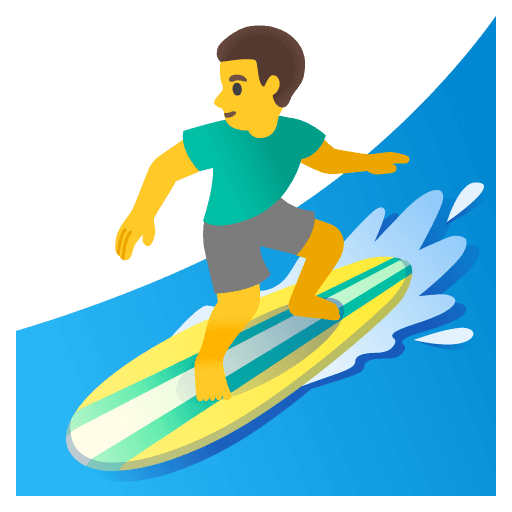 Man Surfing