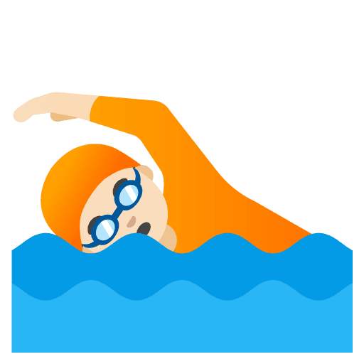 Orang Berenang: Kulit Cerah