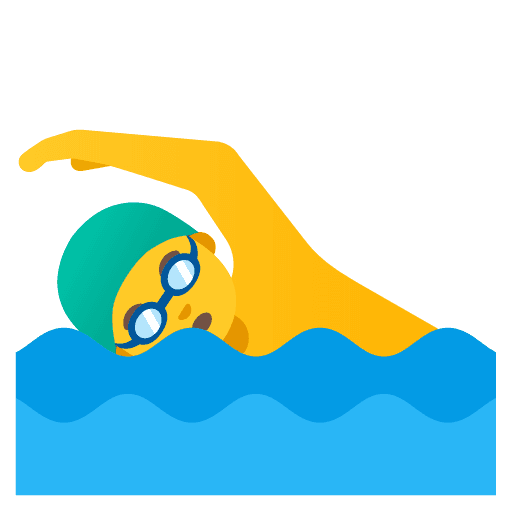 Man Swimming