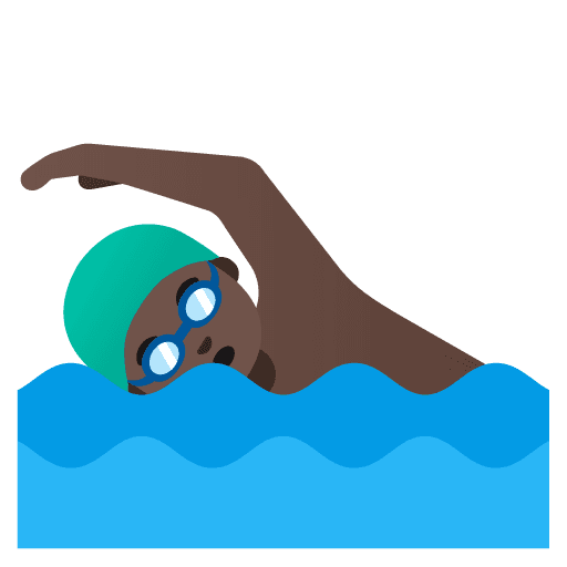 Pria Berenang: Kulit Gelap