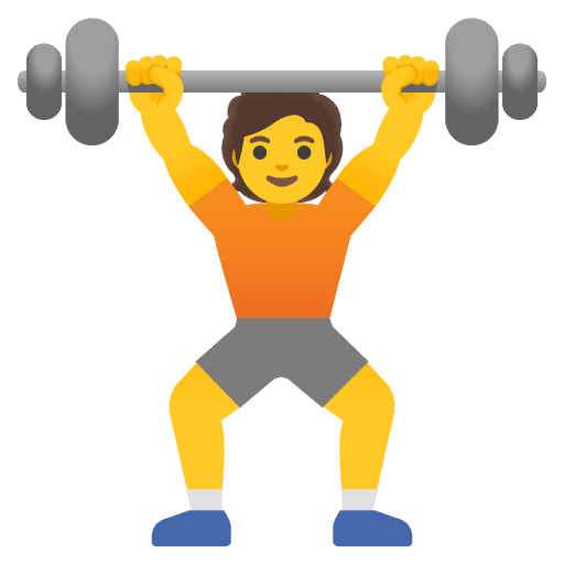 Person Lifting Weights