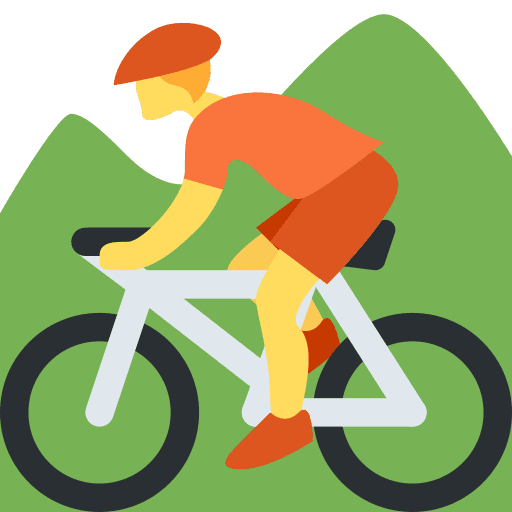 Person Mountain Biking