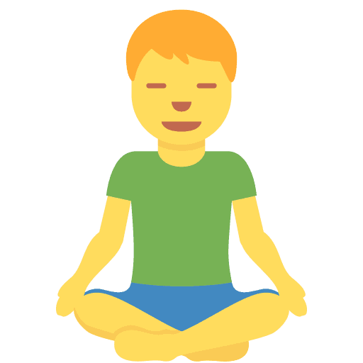 Man in Lotus Position