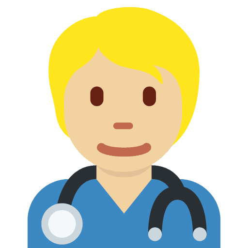 Health Worker: Medium-light Skin Tone