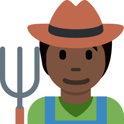 Farmer: Dark Skin Tone