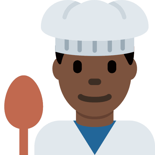 Man Cook: Dark Skin Tone