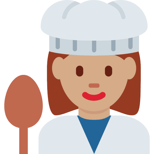Woman Cook: Medium Skin Tone