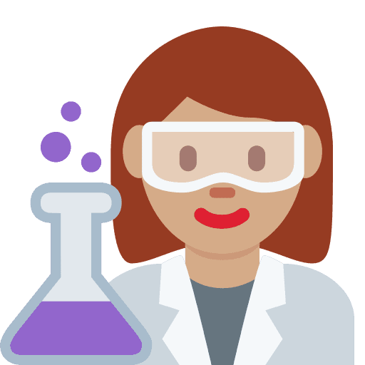 Woman Scientist: Medium Skin Tone