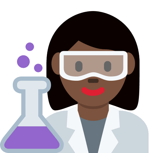 Woman Scientist: Dark Skin Tone