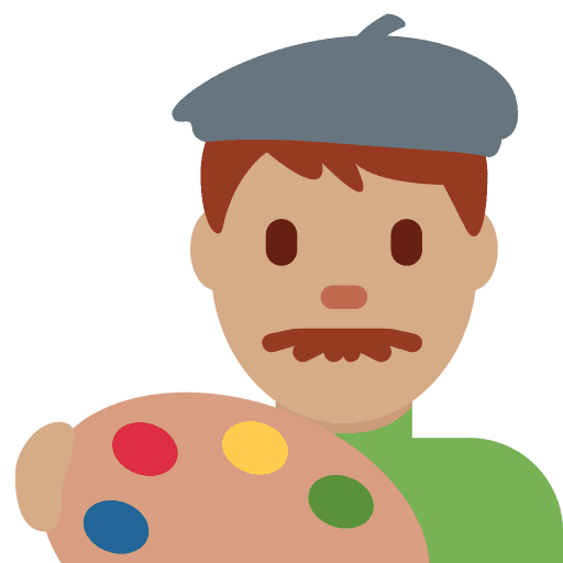 Man Artist: Medium Skin Tone