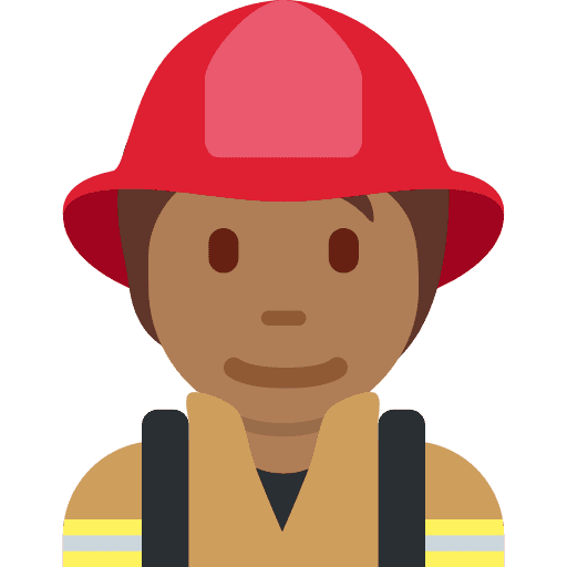 Firefighter: Medium-dark Skin Tone