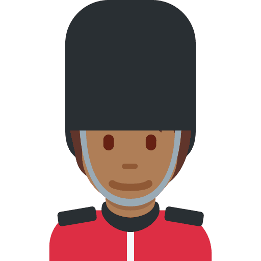 Guard: Medium-dark Skin Tone