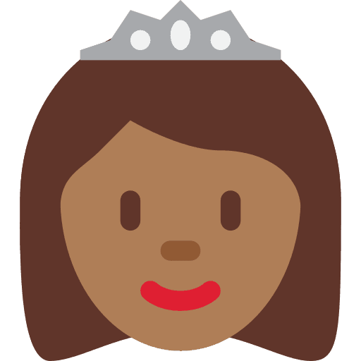 Princess: Medium-dark Skin Tone