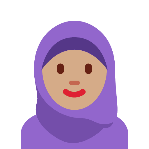 Wanita Berhijab: Kulit Sedang