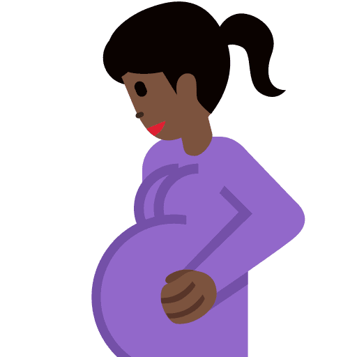 Pregnant Woman: Dark Skin Tone
