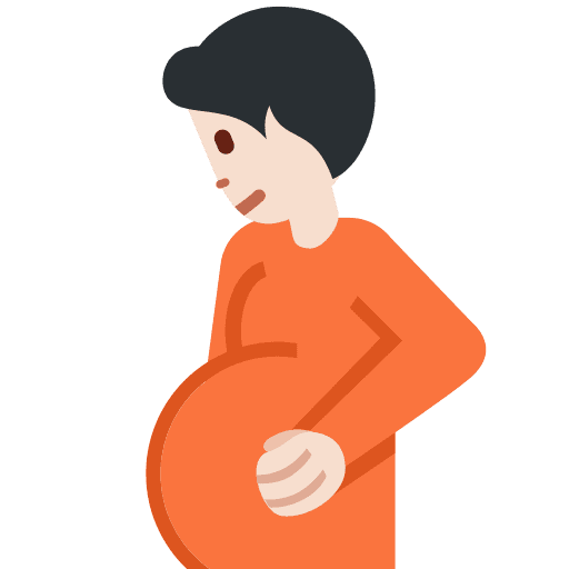 Pregnant Person: Light Skin Tone