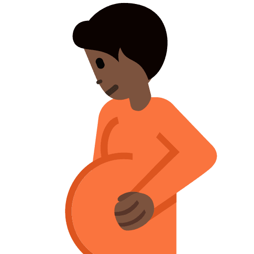 Pregnant Person: Dark Skin Tone