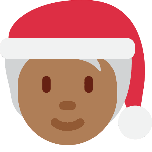 Mx Claus: Medium-dark Skin Tone