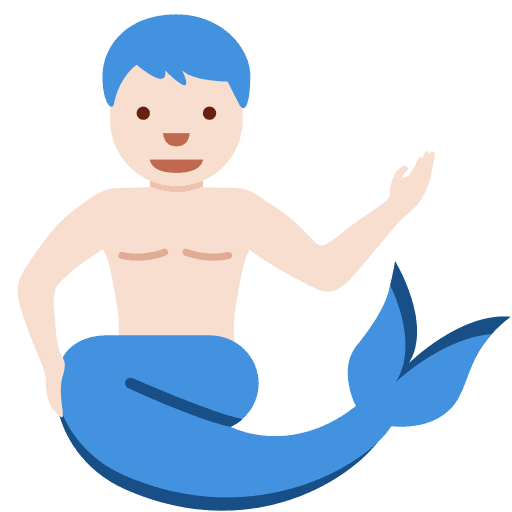 Merman: Light Skin Tone