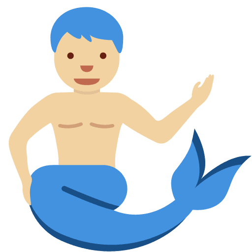 Merman: Medium-light Skin Tone