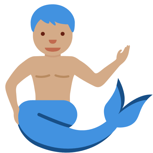 Merman: Medium Skin Tone