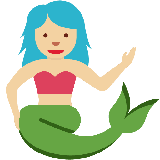 Mermaid: Medium-light Skin Tone