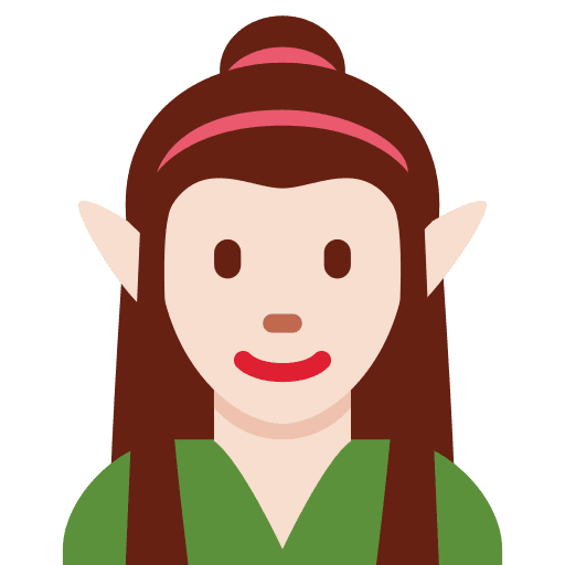 Woman Elf: Light Skin Tone