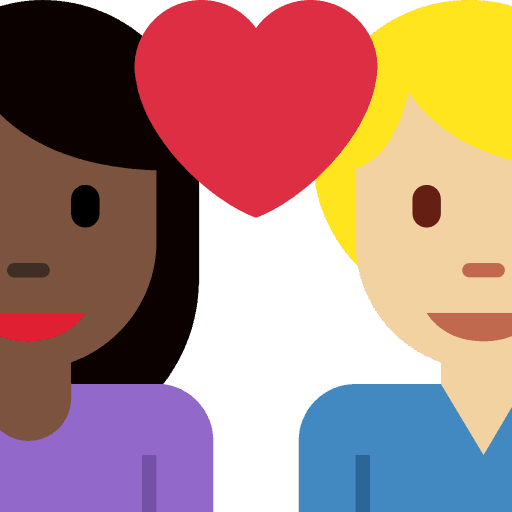 Couple with Heart: Woman, Man, Dark Skin Tone, Medium-light Skin Tone