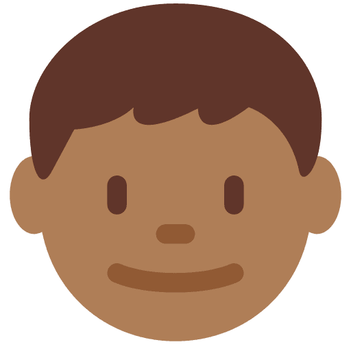 Boy: Medium-dark Skin Tone