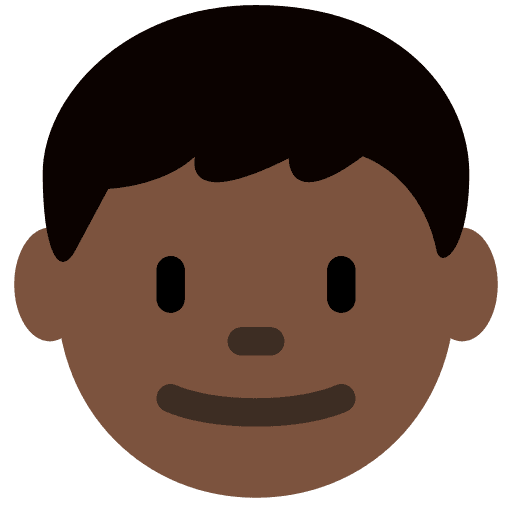 Boy: Dark Skin Tone