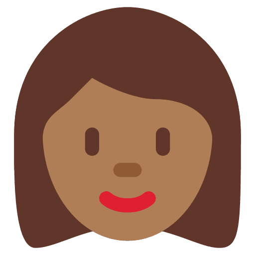Woman: Medium-dark Skin Tone