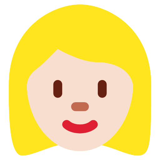 Woman: Light Skin Tone, Blond Hair