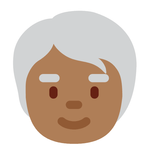 Older Person: Medium-dark Skin Tone
