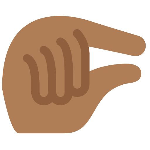 Pinching Hand: Medium-dark Skin Tone