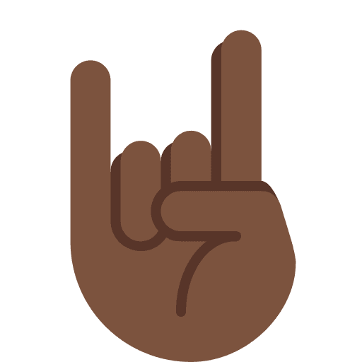 Tangan Tanduk: Kulit gelap