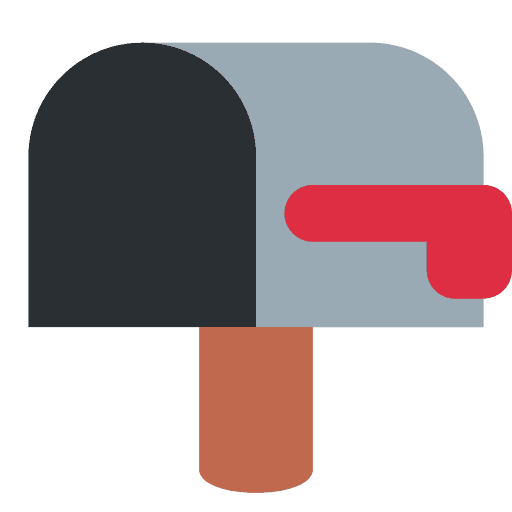 Open Mailbox with Lowered Flag