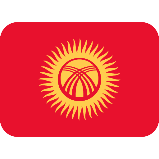 Flag: Kyrgyzstan