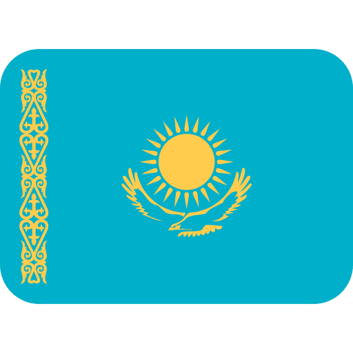 Flag: Kazakhstan