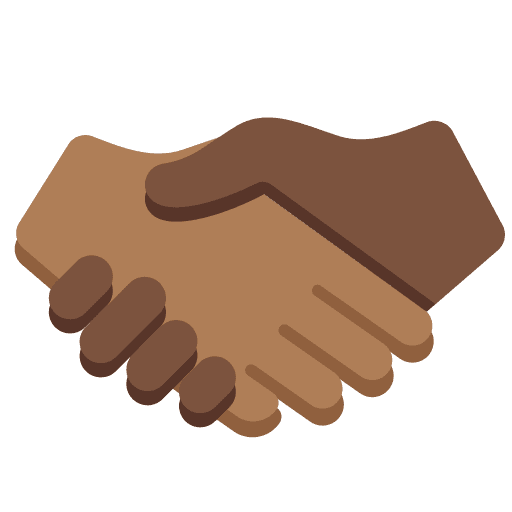 Handshake: Medium-dark Skin Tone, Dark Skin Tone