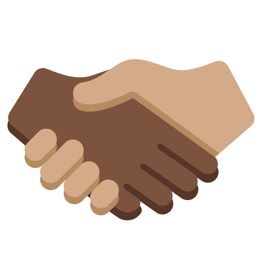 Handshake: Dark Skin Tone, Medium Skin Tone