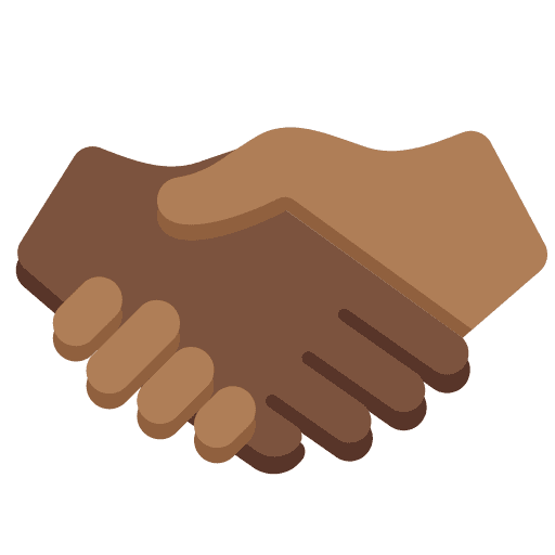 Handshake: Dark Skin Tone, Medium-dark Skin Tone